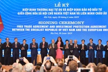 Thủ tướng Nguyễn Xuân Phúc chứng kiến Lễ ký EVFTA và IPA