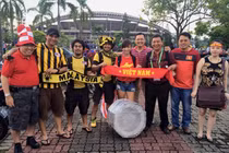 Hơn 10 cổ động viên Malaysia đã đến Hà Nội 