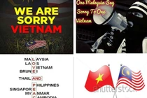Cộng đồng mạng Malaysia đăng ảnh xin lỗi CĐV VN