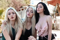 3 cô chị xinh như mộng của hoàng tử đẹp trai Lucky Blue