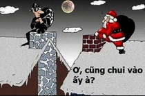 Ảnh chế cười vỡ bụng về ông già Noel