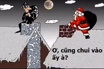 Ảnh chế cười vỡ bụng về ông già Noel