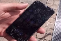 Màn hình iPhone 6 vỡ nát khi vừa thả xuống sàn