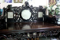 Ngắm sập gỗ đắt tiền trong nhà đại gia Việt “chơi ngông“