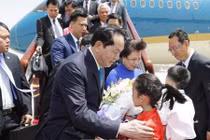 Chủ tịch nước Trần Đại Quang bắt đầu chuyến thăm Trung Quốc