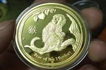 3 triệu đồng/cặp tiền xu hình khỉ lì xì Tết