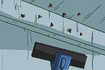 Dùng máy hút bụi.. diệt côn trùng gây bệnh