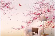 Điểm tử khi dùng giấy dán tường 