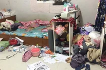 Khóc thét với phòng ký túc xá bẩn của nữ sinh trường Y