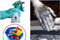 Dùng chất tẩy rửa, cẩn thận kẻo nhiễm độc