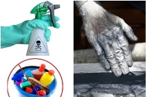 Dùng chất tẩy rửa, cẩn thận kẻo nhiễm độc