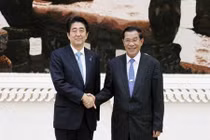 Nhật Bản tìm kiếm sự ủng hộ của Campuchia về vấn đề Biển Đông