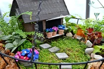 Mãn nhãn ngắm khu vườn mini sống động như thật