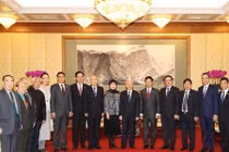 Tổng Bí thư tiếp đoàn ĐB Hội Hữu nghị Đối ngoại Nhân dân TQ