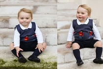 Ngắm hoàng tử bé nước Anh mặc hàng hiệu tuyệt đẹp