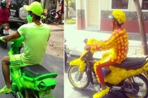 Cười nứt rốn với trang phục ra đường quái chiêu của dân Việt