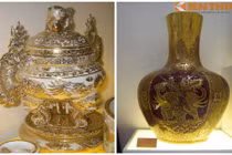 Gốm sứ vẽ vàng đắt đỏ, chỉ nhà giàu dám xài sang