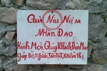 Cười chảy nước mắt vì biển quảng cáo sai chính tả