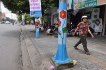 Không thể vẽ ngô nghê lên cột điện như trong nhà trẻ