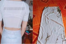 Dở khóc dở cười vì áo dài rách toạc trong ngày khai giảng