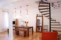 Thiết kế cầu thang “chuẩn” cho nhà chật hẹp