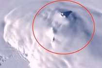 Thực hư tàu vũ trụ của người ngoài hành tinh ở Nam Cực