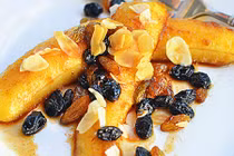 Cuối tuần trổ tài làm chuối nướng rượu rum