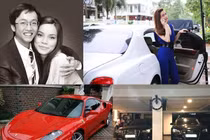Những cặp đôi đại gia đi toàn xe khủng của showbiz Việt