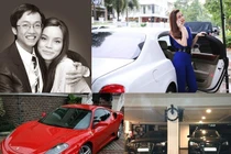 Những cặp đôi đại gia đi toàn xe khủng của showbiz Việt