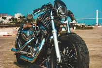 Cận cảnh moto Harley-Davidson phong cách Samurai độc nhất Việt Nam