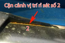 Cận cảnh Suzuki Raider mới tinh bị gỉ sét