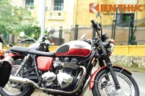 Moto chất chơi Triumph Bonneville T100 giá nửa tỷ đồng ở HN