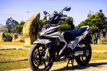 Exciter độ phong cách hàng hiếm ở Bình Định... đắp chiếu