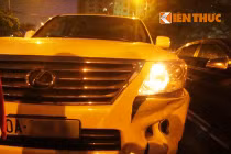 Lexus LX570 hơn 5 tỷ toác đầu vì tông Hyundai Avante ở HN