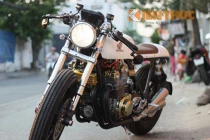 Honda CB1000 độ cafe racer phủ vàng của dân chơi Sài Gòn