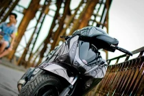 Honda SH Việt mạ crom đen bí ẩn ở Hà Nội