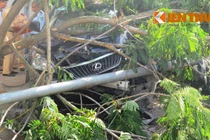 Lexus RX350 3 tỷ đồng gây tai nạn kinh hoàng ở HN