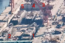 Trung Quốc đóng cùng lúc hàng loạt khu trục hạm Type 052D