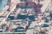 Trung Quốc đóng cùng lúc hàng loạt khu trục hạm Type 052D