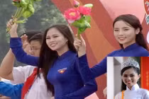 Hoa khôi Nữ sinh duyên dáng rực rỡ bên HH Kỳ Duyên