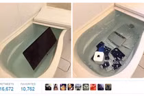 “Tắm” cho bộ sưu tập Apple của bạn trai trả thù tình