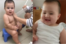 Em bé gốc Việt má bánh đúc khiến dân mạng phát cuồng