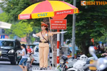 70 năm Quốc khánh 2/9: Ngắm nữ CSGT xinh đẹp làm nhiệm vụ