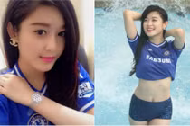 Á hậu Huyền My gợi cảm làm mê mệt fan Chelsea