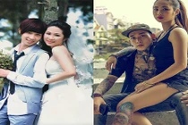 Ảnh cưới thời thư sinh, thục nữ của vợ chồng thợ xăm