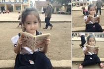 Bé gái Đăk Lăk xinh như búp bê gây sốt mạng