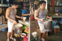 Hotboy bán tào phớ bụng 6 múi làm phái nữ chao đảo 