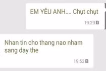 Bi hài trào lưu nhắn tin “Em yêu anh” thử lòng chàng