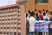 Nam sinh rủ nhau căng chăn cứu bạn gái tự tử