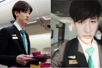 Nam tiếp viên hàng không đẹp trai có đôi mắt hút hồn